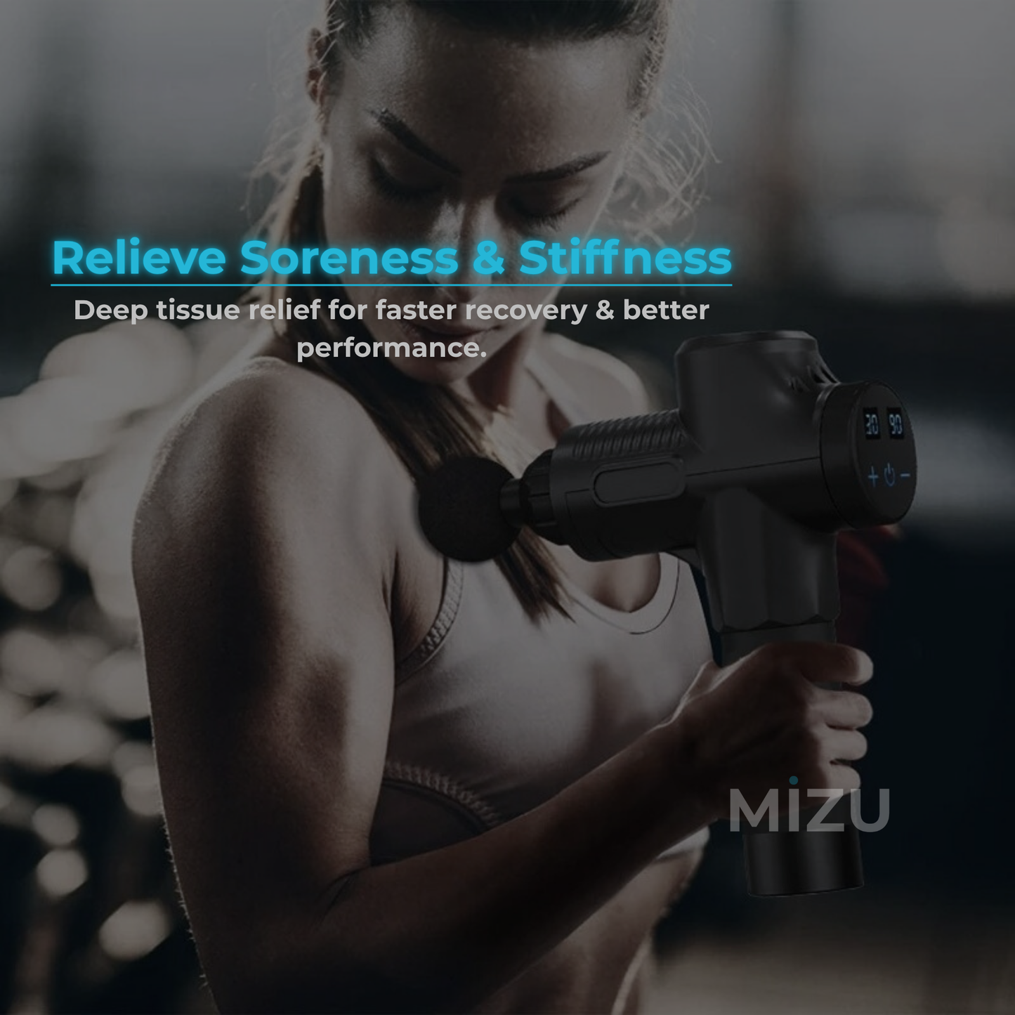 Mizu Recovery Deep-Tissue Massage Gun