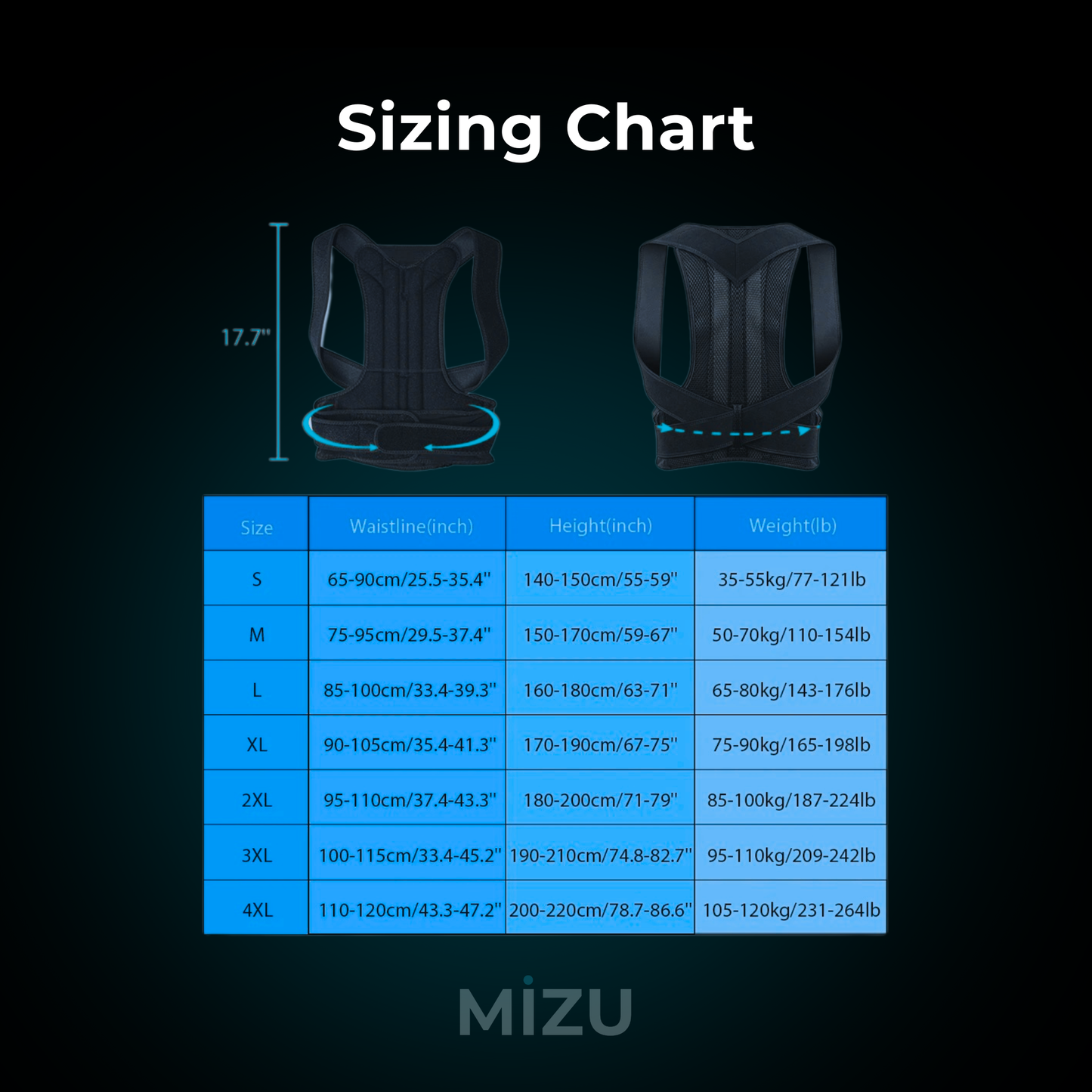 Mizu Posture Restore Brace